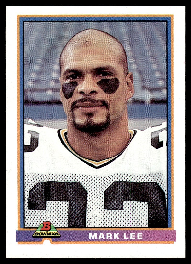 Mark Lee 1991 Bowman #163 Green Bay Packers 32257 Football Card