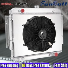 Fits 1971-1979 Dodge D100 D150 D200 W100 W150 Truck 3 Row Radiatorshroud Fan Us