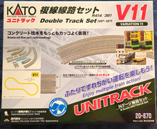 Kato Double Track Set 19"-15" R414 381 N scale Unitrack Variation 11