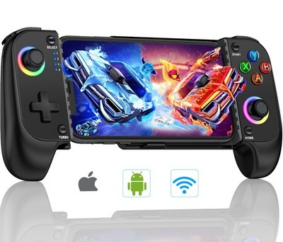 Wireless Phone Gaming Controllers for iPhone/Android Handheld Gaming Hall Effect