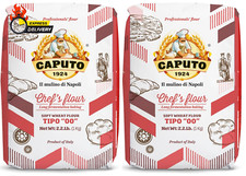 Chefs Flour 2.2 Pound Pack of 2 - Italian Double Zero 00 - Soft Wheat for Pizz