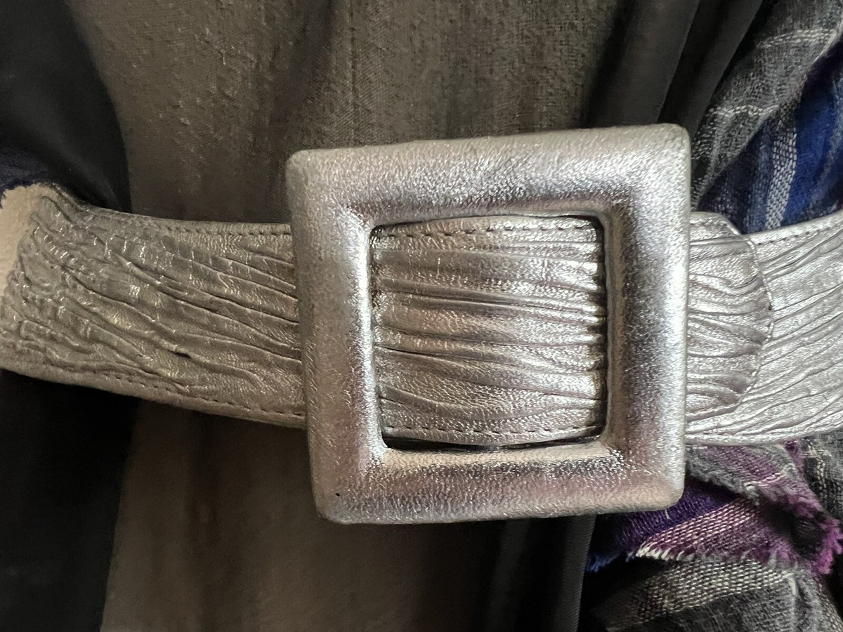 Vintage Emanuel Ungaro Leather Velvet & Satin Belt Emanuel Ungaro Belt - Etsy main image 3