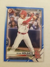2021 Bowman Draft 1st Bowman Paper Ryan Holgate #BD-148 Blue Parallel 96/150