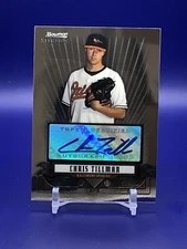 2008 Bowman Sterling Prospects #BSP-CT Chris Tillman Autograph Baltimore Orioles