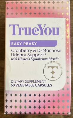 Trueyou EASY PEASY 60 Caps (30 Serv) Cranberry &D- MannoseUTI SUPP