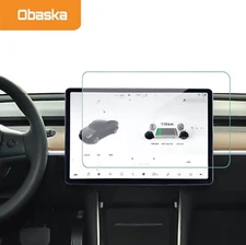 Obaska Tempered Glass Screen Protector for Tesla Model 3 2017-2023 / Y 2020-2025