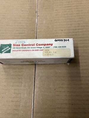 Size Control Co Size Control Reversible Plug Gage GO .267 & NO GO .277 | eBay