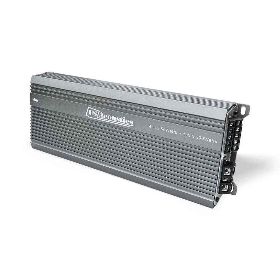 U.S. Acoustics Mai 4 x 50 Watt + 1 x 300 Watts 5 Channel Amplifier - Image 4 of 4