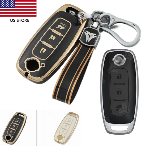 Car Key Case Shell Keychain Remote Key Fob For Nissan Z GT-R Versa Sentra Altima