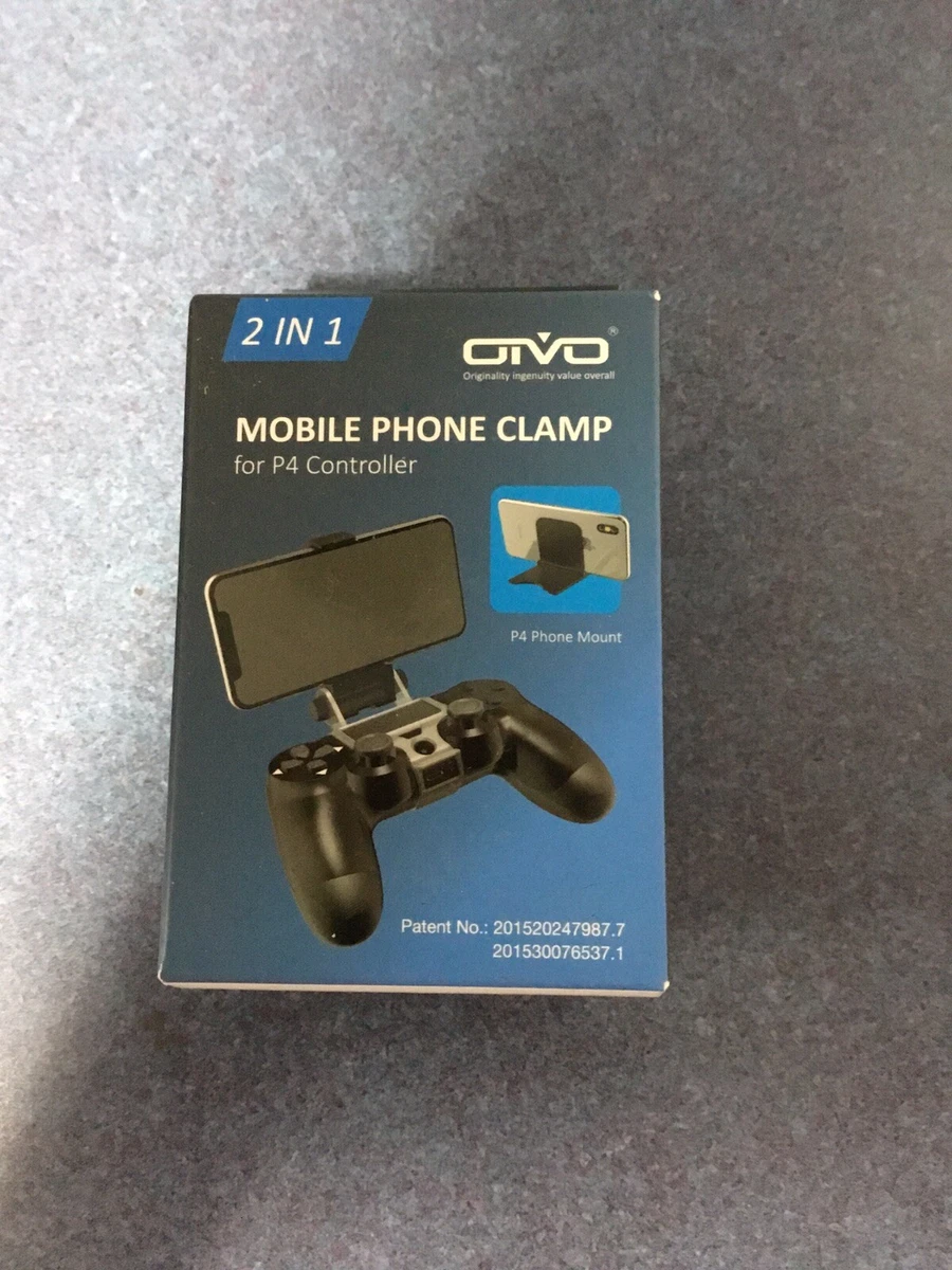 OIVO PS4 Controller Phone Mount Clip for Rmote Play Mobile Gaming Clamp Bracket