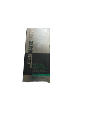 Axe Platinum Series Matte Effect Do It All Wax Stick Hair Discontinued NEW (D2)