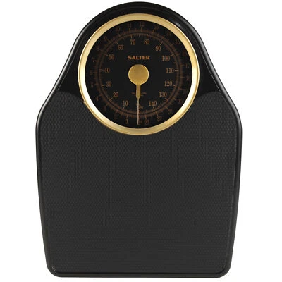 Salter Bathroom Scale Doctor Style Mechanical Easy Read Dial Gold (Open Box)