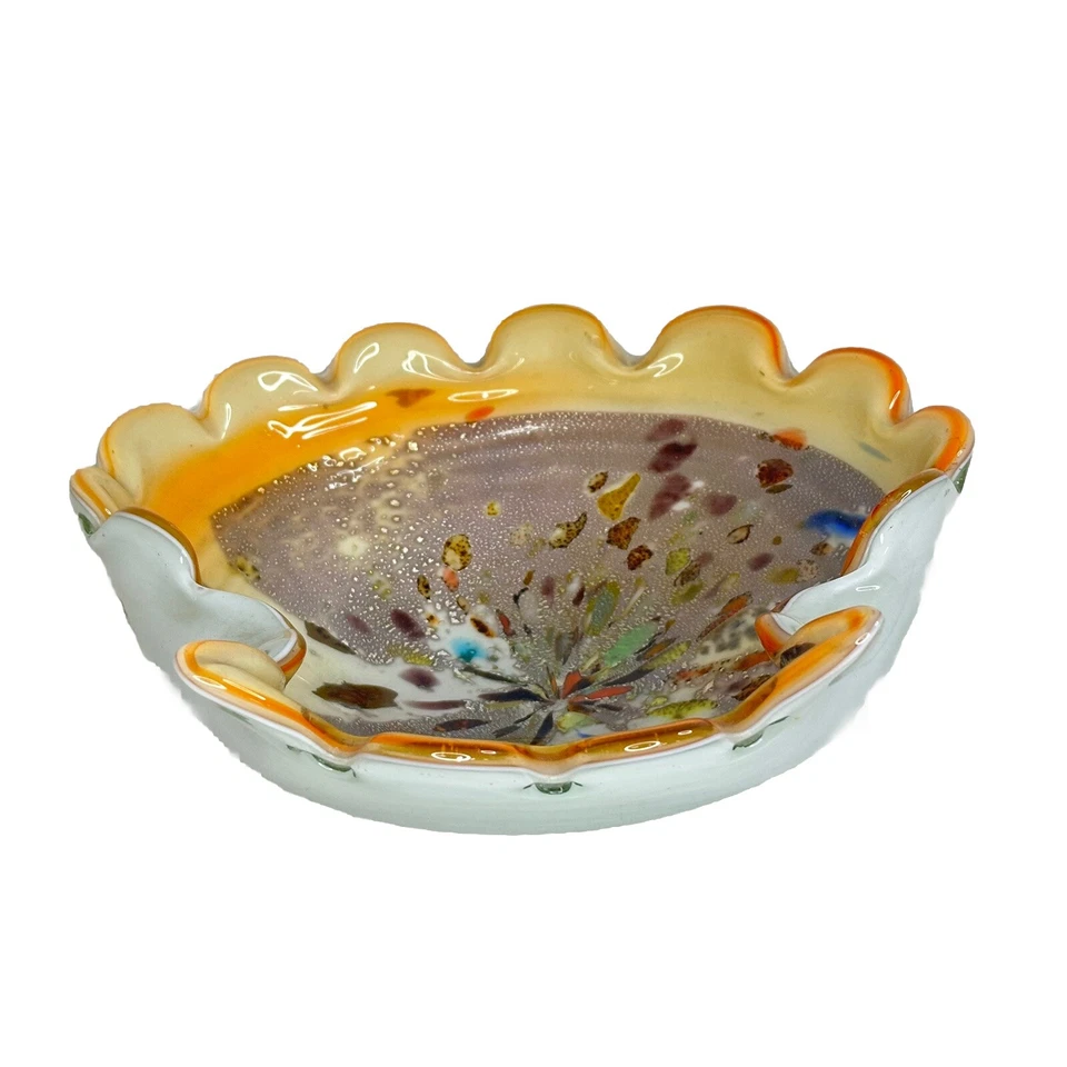 Cuenco de cristal de Murano Tutti Frutti vintage Foto 2 de 4