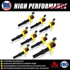 8 Pack DG508 Ignition Coil For Ford F150 XL 4.6/5.4L V8 V10 2000 2001 2002-2004