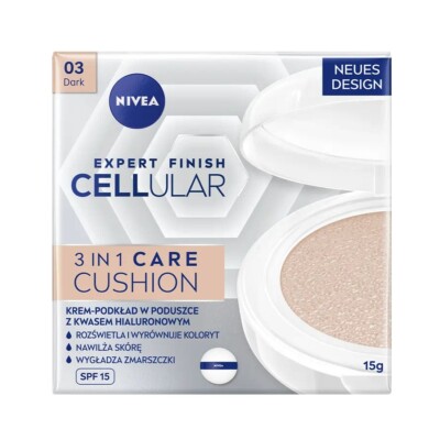 4005900897367 Expert Finish Cellular 3in1 Care Cushion krem-podkład w poduszce S