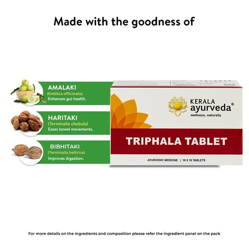 Triphala Tablets l Aumenta la Salud Intestinal l Digestión y Alivia el Estreñimiento - Imagen 3 de 7