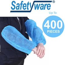 Safetyware Non-Woven Disposable Breathable Protective Arm Sleeves Cover Bulk