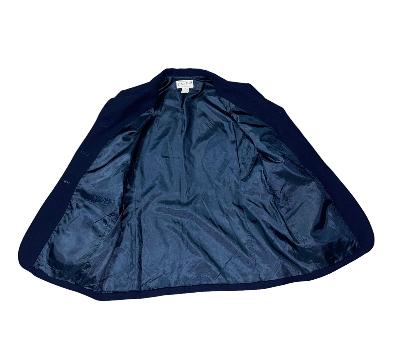 Pendleton 100% Polyester Womens 8 Navy Nautical A… - image 5