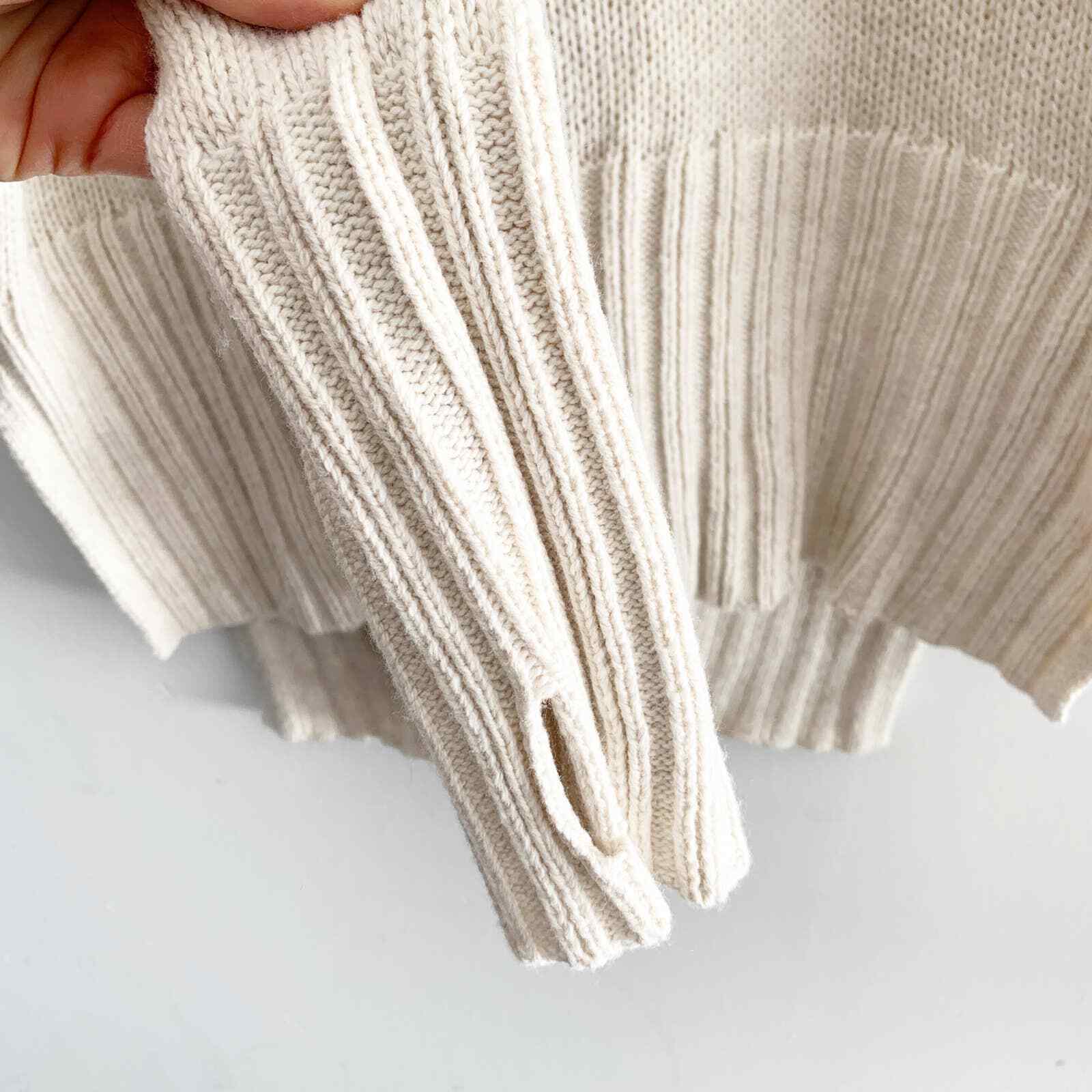 OFFLINE By Aerie Chillside Turtleneck Sweater Cream Beige Size XS | eBay