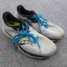 Saucony Guide 14 Mens 11.5 Running Shoes Walking Comfort Sneakers Grey Blue