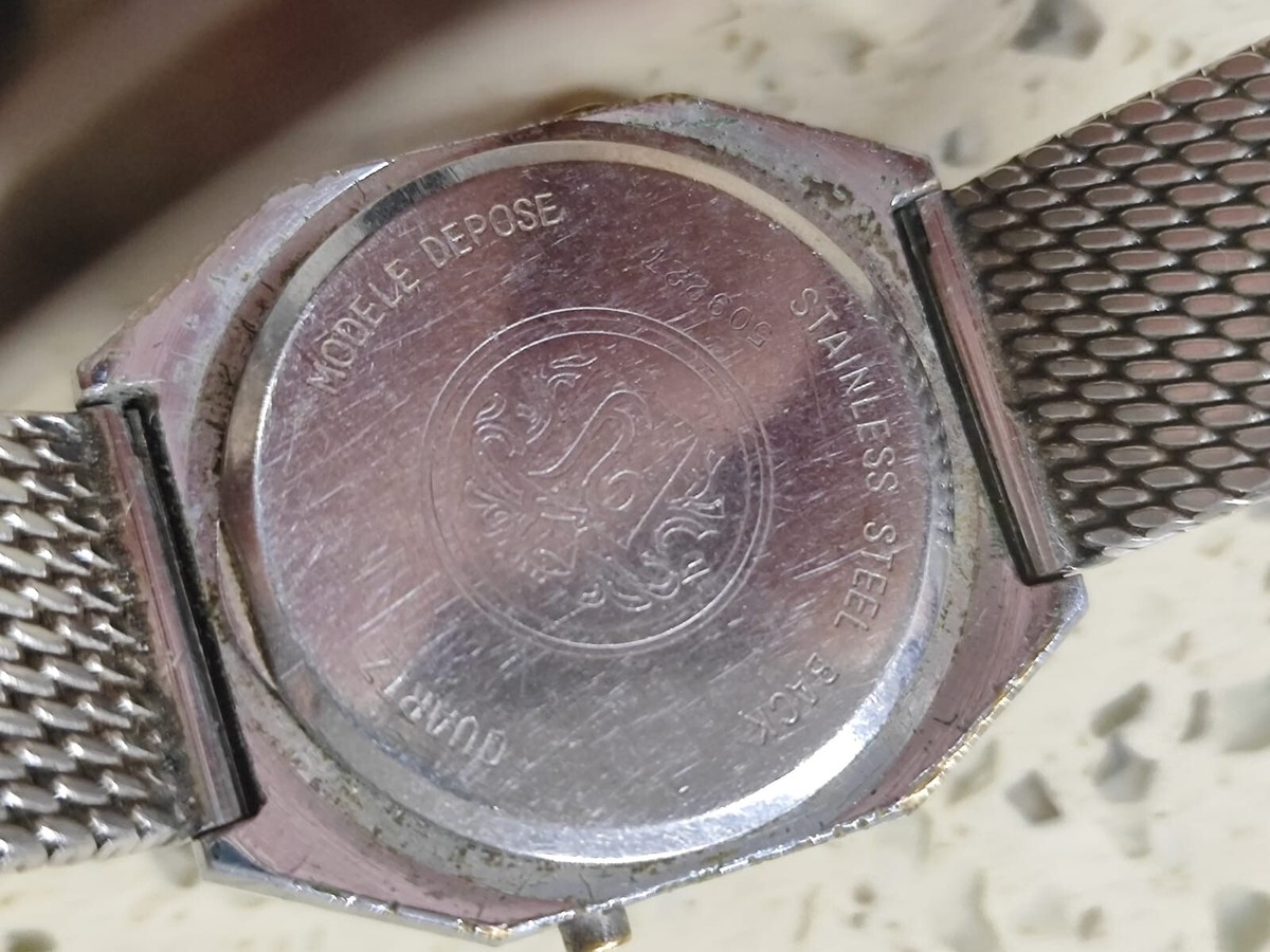 Vintage 1975 YEMA watch LCD digital Swiss made - FOR PARTS OR