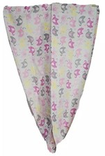 Valance Curtain Children Elephant Design Pink Gray Yellow 13 T 80 L