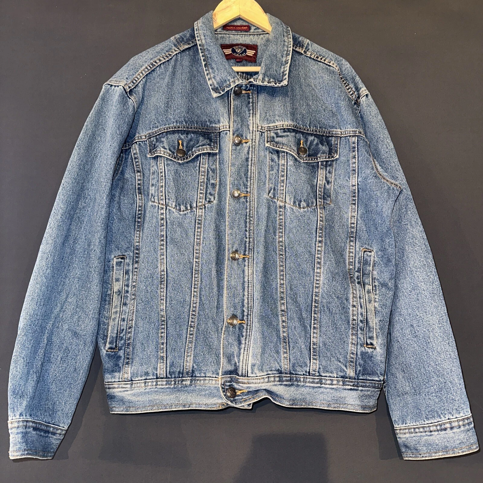 Denim Gear Vintage Jacket Made In Hong Kong - Size XL