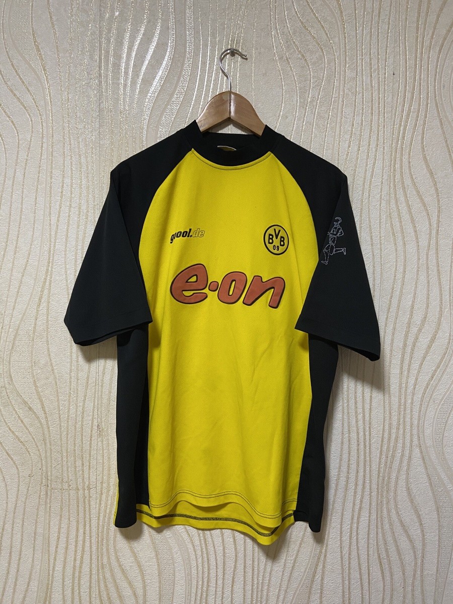 BORUSSIA DORTMUND 2001 2002 HOME SHIRT JERSEY GOOOL sz L #10
