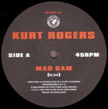 Kurt Rogers ‎– Mad Sam - OTTIME CONDIZIONI  DISCO MIX 1991  € 8,50 DA COLLEZIONE