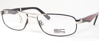 EYECLUB 71301-1 Black /Silver UNIQUE RARE EYEGLASSES GLASSES FRAME 57-17-145mm