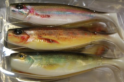  Gunki G'Bump Natural Skin alle Farben Pike Fario Rainbow Trout Gummifisch