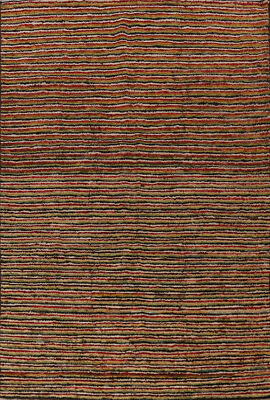 Luxury Hand-Knotted Moroccan Rug Modern Decor 7x10 ft for Living Room