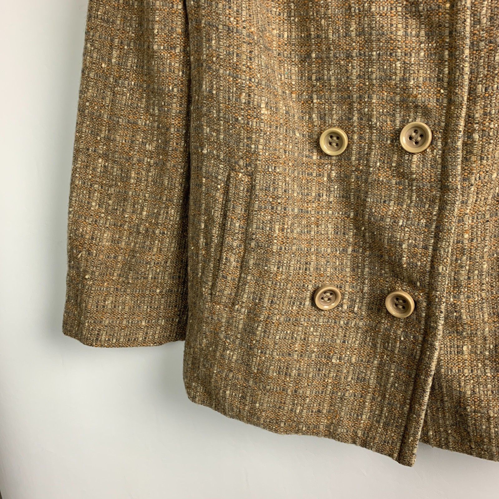 Pendleton Vintage Jacket Tan Multi Collared Doubl… - image 6