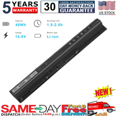  LOT M5Y1K 40WH 14.8V Battery for Dell Inspiron 14 15 17 Series 3551 3552 5555