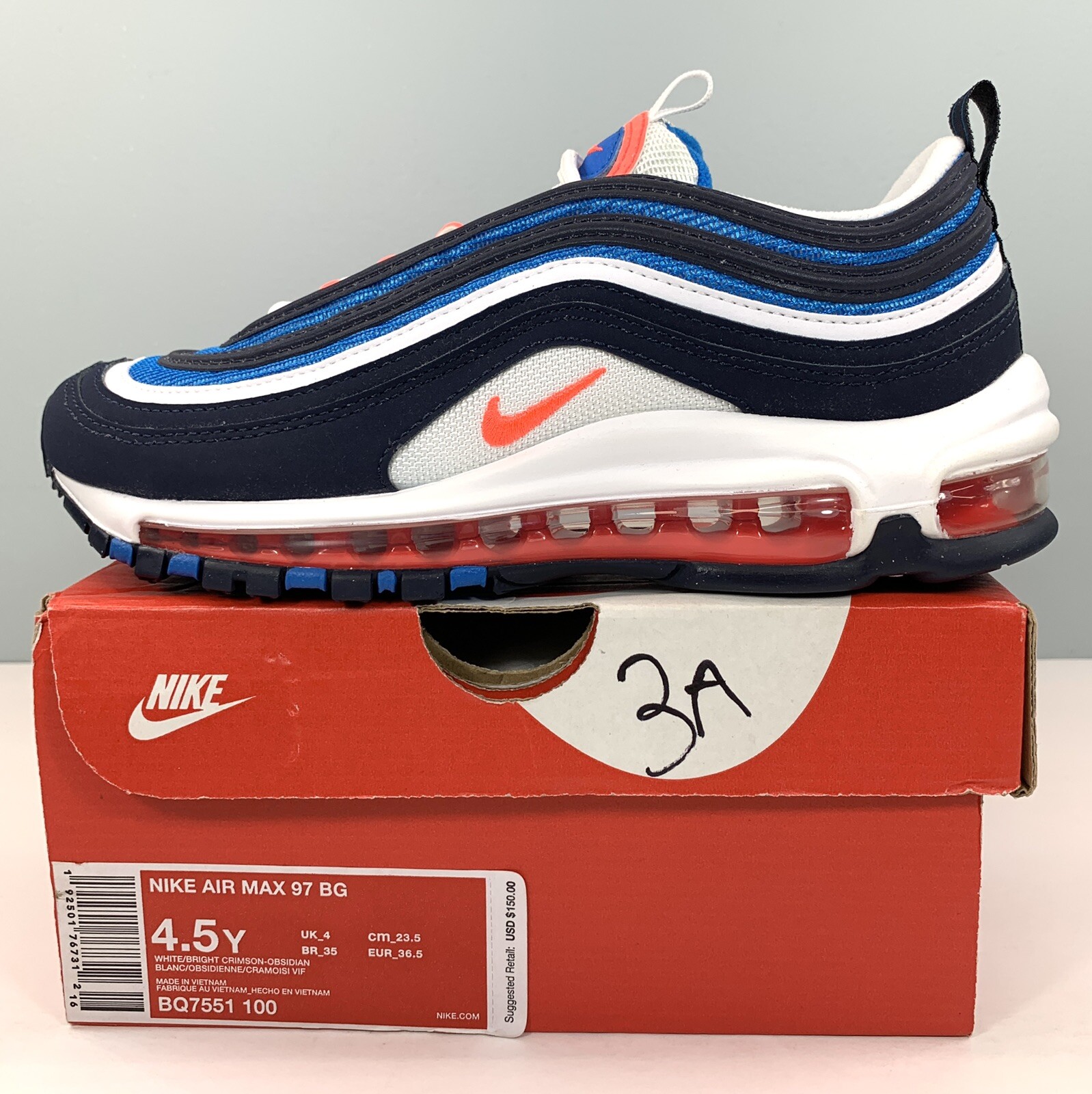 nike air max 97 size 4.5