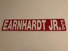EARNHARDT JR. BLVD Sign 4”x18” NEW Plastic Boulevard Street Drive PVC Man Cave