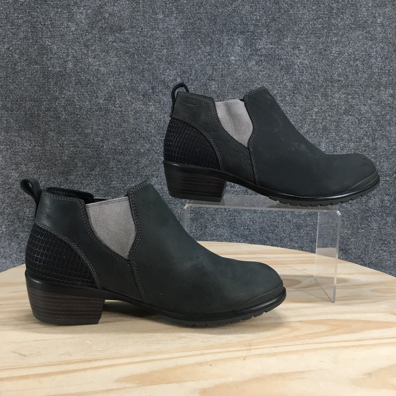 Stivaletti KEEN donna larghi 9 5 W neri Morrison Chelsea stivaletti pelle 1015052