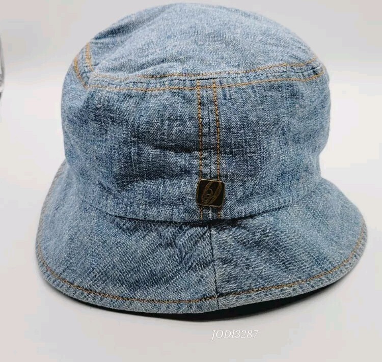 Nine West Denim Bucket Hat Sun Beach Summer Fun Hat Style