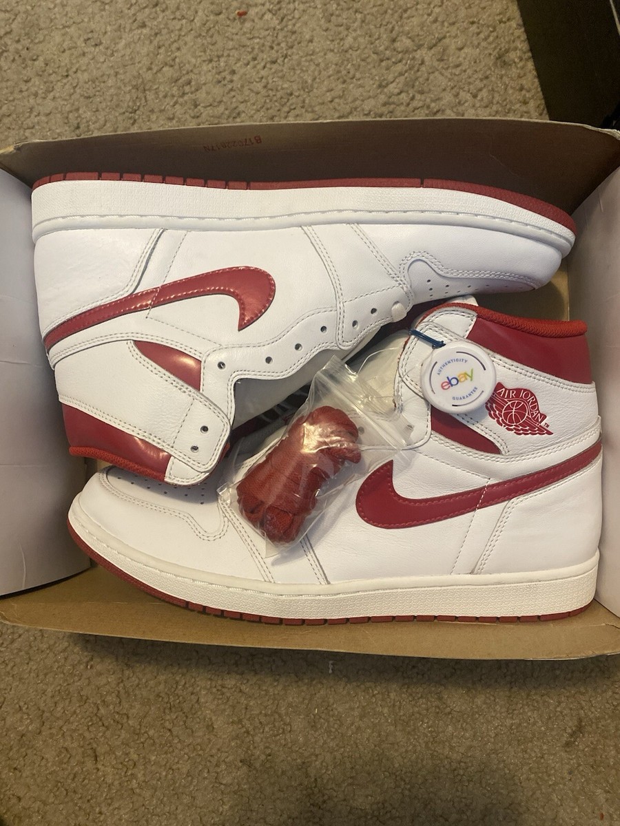 Size 12 Air Jordan Retro OG High Metallic Red