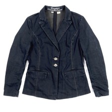 Y2k Vintage Parasuco 'denim Legend' Jacket Cotton & Spandex Womens Large Excelnt