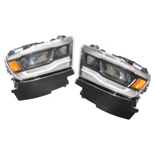 Pair For 2019 2020 2021 Dodge Ram 1500 Full LED Headlights Headlamp W/ DRL RH LH