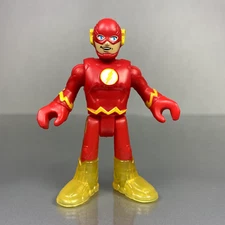 Imaginext DC Super Friends FLASH figure w/clear yellow Speed Force boots