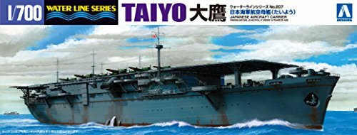 Aoshima IJN Aircraft Carrier Taiyo 1/700 Scale Plastic Model Aoshima IJN Aircraft Carrier Taiyo 1/700 Scale Plastic Model