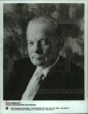 1989 Press Photo Anchor, "This Week with David Brinkley" - hcp16224