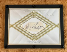 Gil Hodges 2016 Topps Transcendent 1/1 Oversized Cut Signature Autographed Auto
