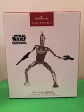 Hallmark Keepsake Ornament - IG-11 And Grogu - Star Wars The Mandalorian - 2022