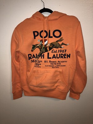 POLO RALPH LAUREN Men's Orange Riding Academy Graphic