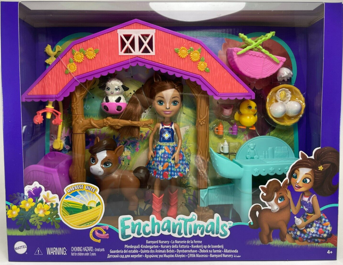 Enchantimals - GJX23 - Barnyard Nursery Playset with Haydie Horse