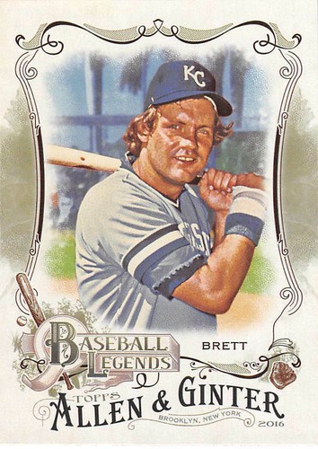 GEORGE BRETT 2016 Topps Allen and Ginter Baseball Legends #BL-8 (D4180) - Picture 1 of 2