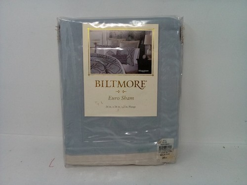BILTMORE EURO SHAM 26IN X 26 IN +2 IN FLANGE BLUE #1721